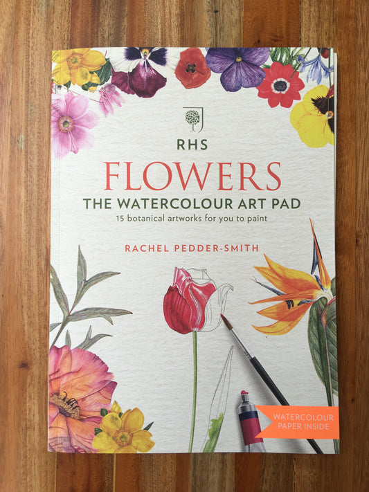 Review: RHS Flowers, The Watercolor Art Pad